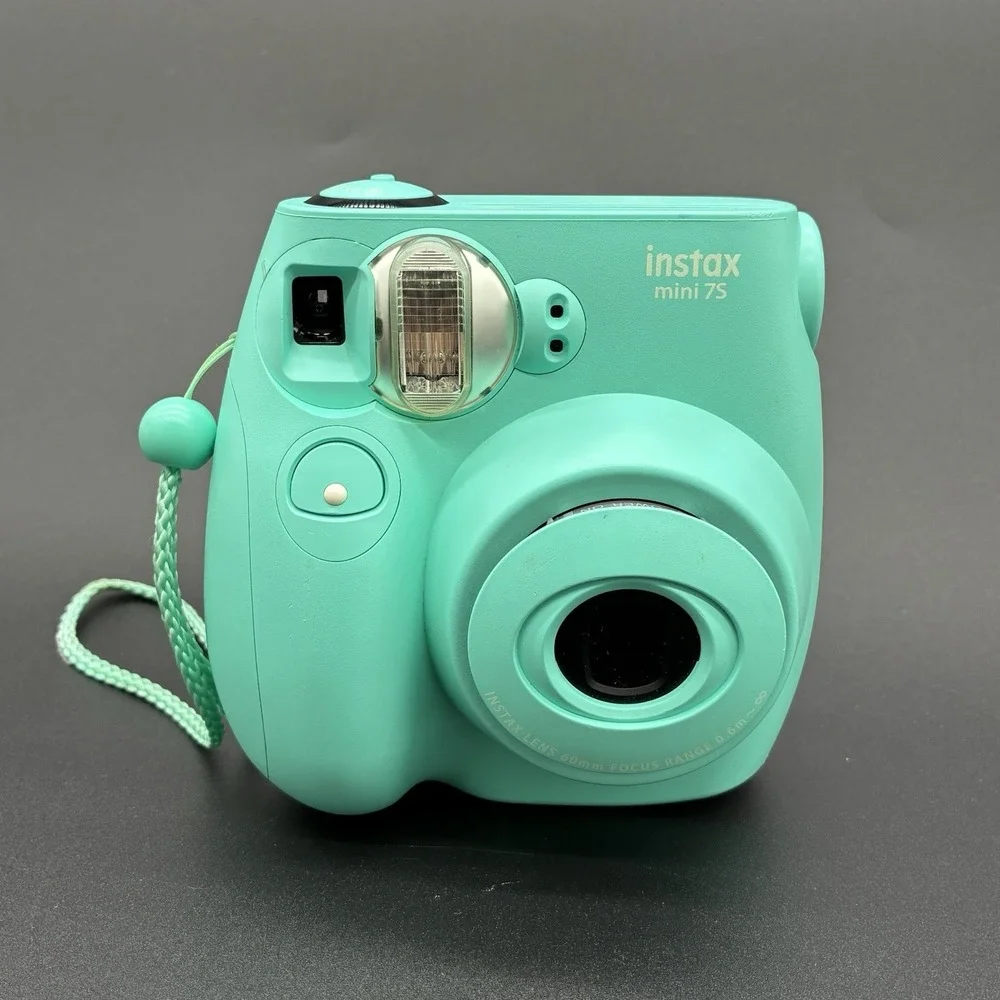 Fujifilm Instax Mini 75 Instant Film Camera Seafoam Green Tested Working